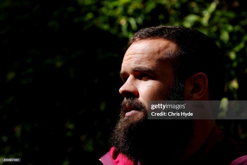 Queensland Maroons Media Session