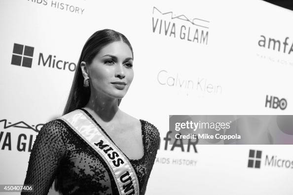 Miss Universe Gabriela Isler attends the amfAR Inspiration Gala New