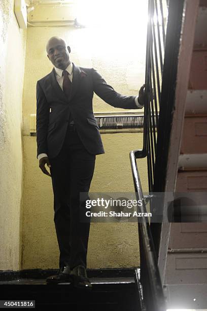 Wayne Brady poses backstage during the Apollo Spring Gala and 80th Anniversary Celebration at The Apollo Theater on June 10, 2014 in New York City.