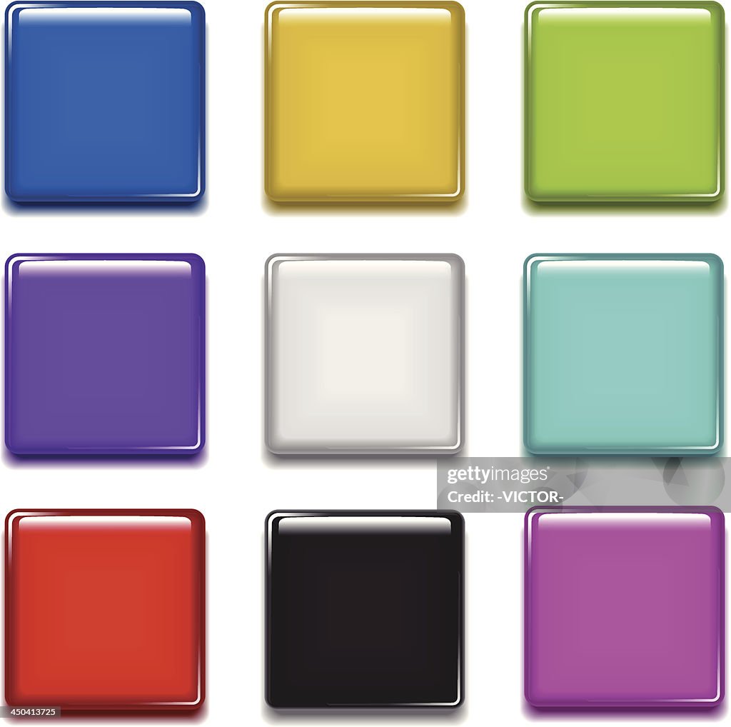 Badge (arrotondato quadrati)