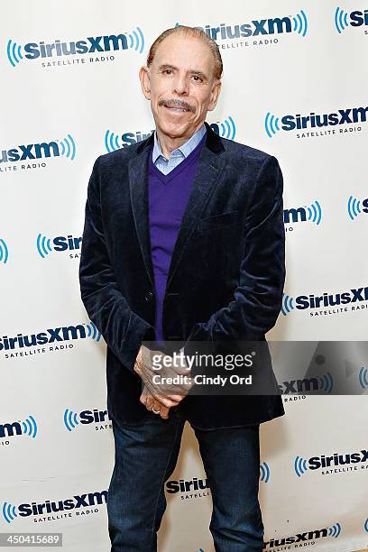 Artist Peter Max visits the SiriusXM Studios on November 18, 2013 in New York City.