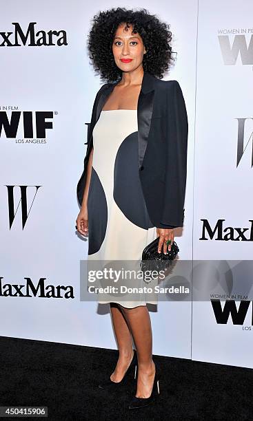 Actress Tracee Ellis Ross attends MaxMara And W Magazine Cocktail Party To Honor The Women In Film MaxMara Face Of The Future, Rose Byrne at Chateau...