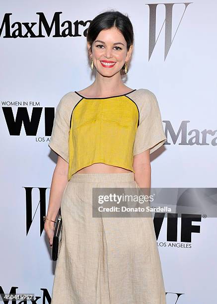 Actress Nora Zehetner attends MaxMara And W Magazine Cocktail Party To Honor The Women In Film MaxMara Face Of The Future, Rose Byrne at Chateau...