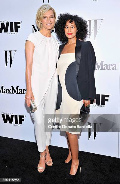 Max Mara Brand Ambassador Nicola Maramotti and actress Tracee Ellis Ross attend MaxMara And W Magazine Cocktail Party To Honor The Women In Film...