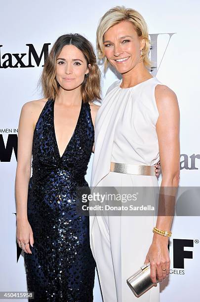Actress Rose Byrne and Max Mara Brand Ambassador Nicola Maramotti attend MaxMara And W Magazine Cocktail Party To Honor The Women In Film MaxMara...