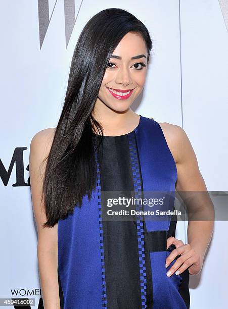 Actress Aimee Garcia attends MaxMara And W Magazine Cocktail Party To Honor The Women In Film MaxMara Face Of The Future, Rose Byrne at Chateau...