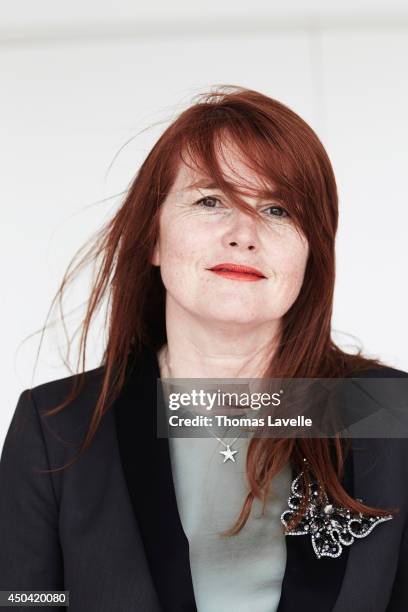 Producer Marie Castille Mention Schaar is photographed for Self Assignment on May 21, 2014 in Cannes, France.