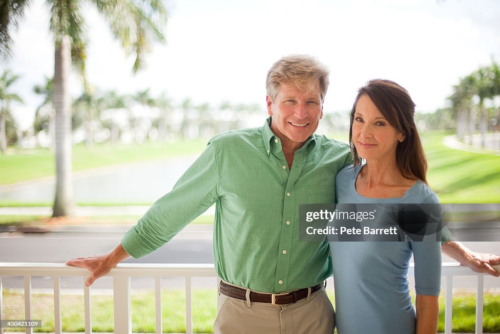 Couple on front porch