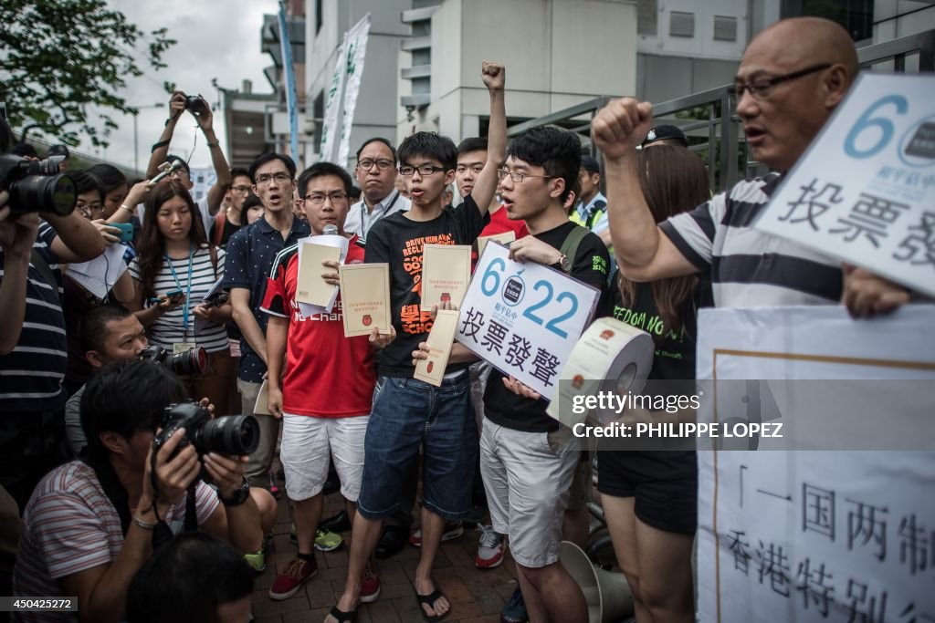 HONG KONG-CHINA-POLITICS-DEMOCRACY