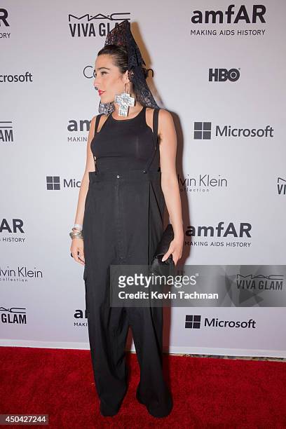 Ladyfag attends the amfAR Inspiration Gala New York 2014 at The Plaza Hotel on June 10, 2014 in New York City.