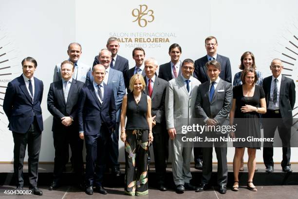 Eugenia Martinez de Irujo attends 'International Exhibition of Luxury Brand Watches' at Palace Miguel Angel on June 11, 2014 in Madrid, Spain.