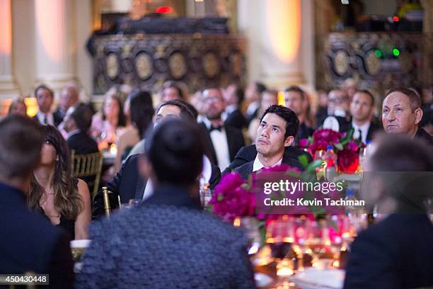 Designer Joseph Altuzarra attends the amfAR Inspiration Gala New York 2014 at The Plaza Hotel on June 10, 2014 in New York City.