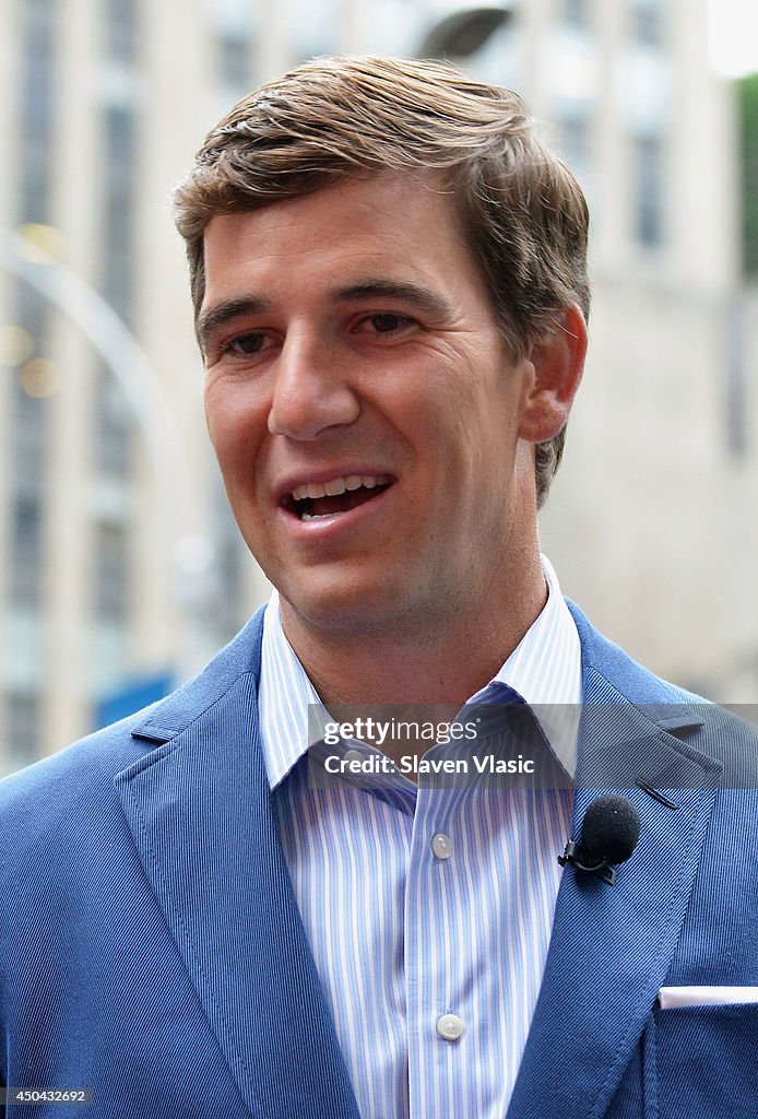 Eli Manning Visits "FOX & Friends"