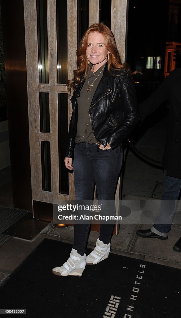 Celebrity Sightings In London - November 18, 2013
