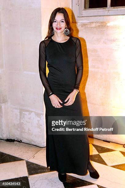 Writer Eliette Abecassis attends Pasteur-Weizmann Gala at Chateau de Versailles on November 18, 2013 in Versailles, France.