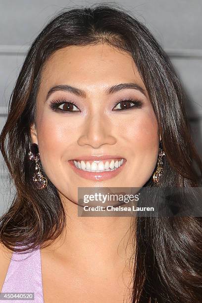 Actress Catherine Haena Kim arrives at Maxim Hot 100 at Pacific Design Center on June 10, 2014 in West Hollywood, California.