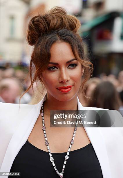 Leona Lewis attends the UK Premiere of "Walking On Sunshine" at the Vue West End on June 11, 2014 in London, England.