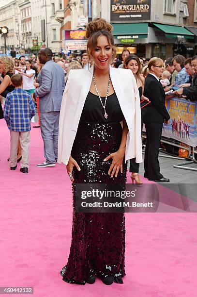 Leona Lewis attends the UK Premiere of "Walking On Sunshine" at the Vue West End on June 11, 2014 in London, England.