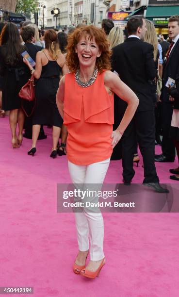 Bonnie Langford attends the UK Premiere of "Walking On Sunshine" at the Vue West End on June 11, 2014 in London, England.