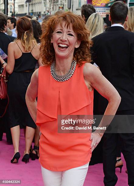Bonnie Langford attends the UK Premiere of "Walking On Sunshine" at the Vue West End on June 11, 2014 in London, England.