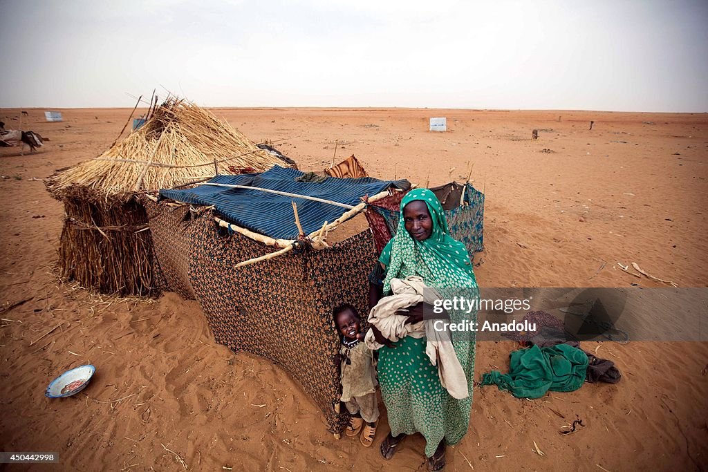 Zam Zam refugee camp in Darfur