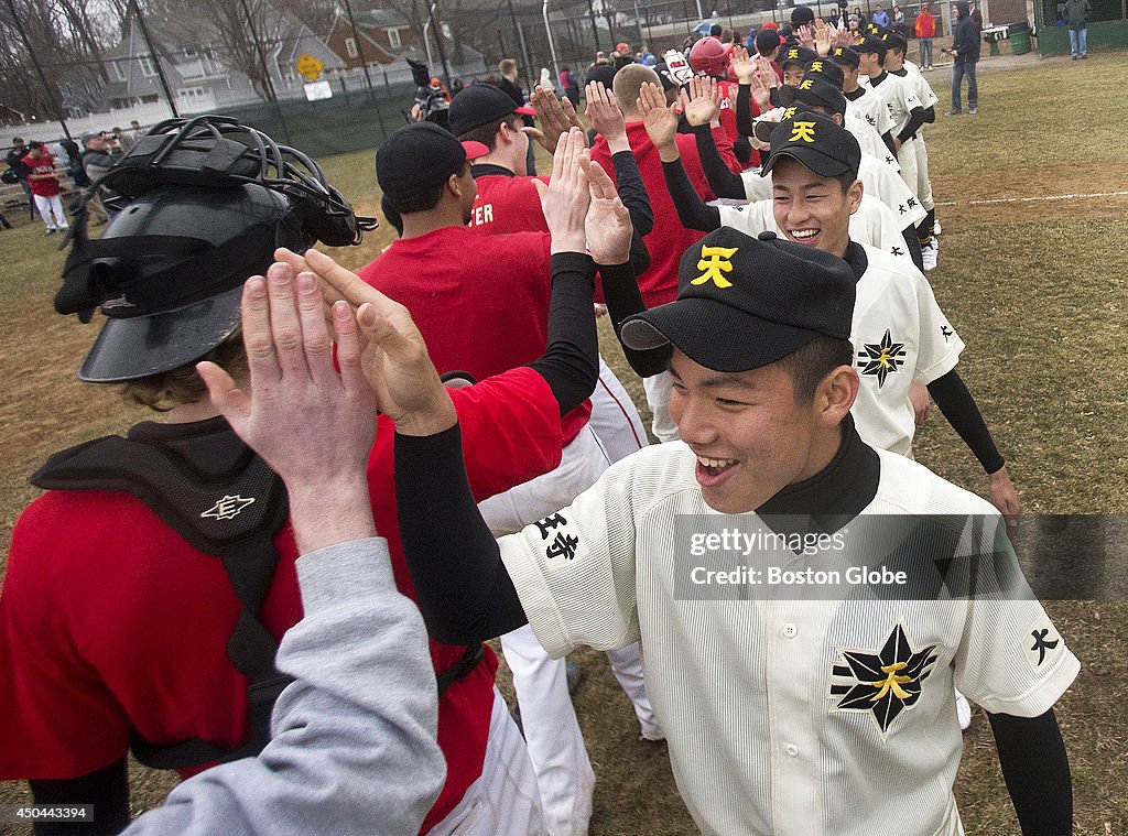 Tennoji High School Baseball In Hingham