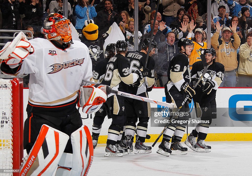 Anaheim Ducks v Pittsburgh Penguins