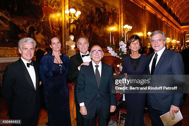 Christophe de Baker, Baroness Benjamin de Rothschild, Guest, Director-General Delegate of Pasteur-Weizmann Robert Parienti, Sylvie Rousseau and CEO...