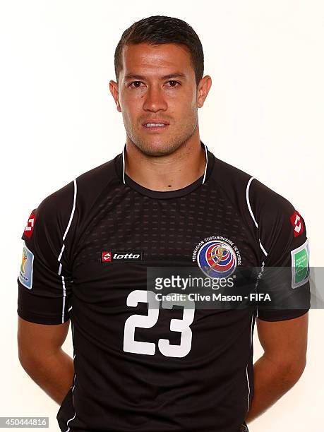 Daniel Cambronero of Costa Rica poses during the official FIFA World Cup 2014 portrait session on June 10, 2014 in Sao Paulo, Brazil.
