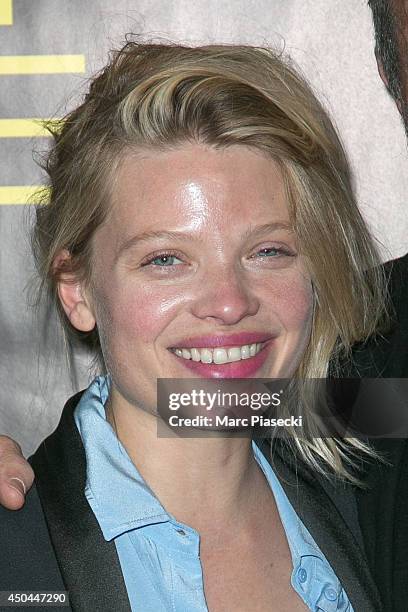 Actress Melanie Thierry attends the 'Zero Theorem' Premiere at UGC Cine Cite des Halles on June 11, 2014 in Paris, France.