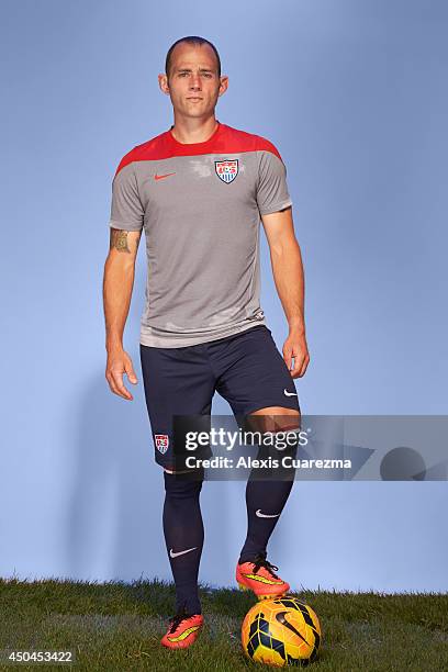 National team, Brad Davis is photographed for Sports Illustrated on May 24, 2014 in Palo Alto, California. CREDIT MUST READ: Alexis Cuarezma/Sports...