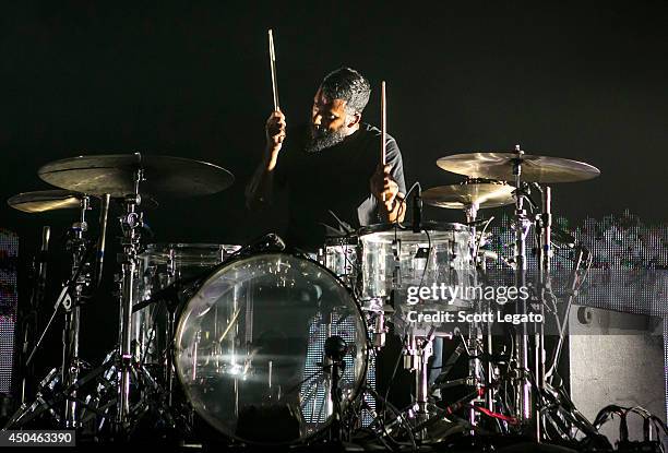 Thomas Hedlund of Phoenix performs at The Fillmore on June 11, 2014 in Detroit, Michigan.