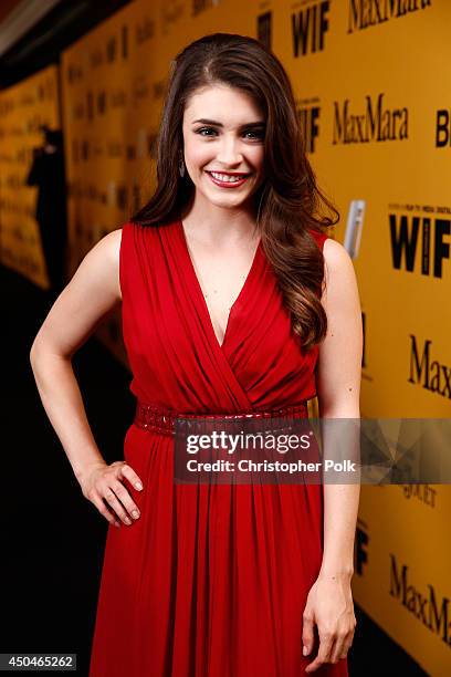 Actress Daniela Bobadilla attends Women In Film 2014 Crystal + Lucy Awards presented by MaxMara, BMW, Perrier-Jouet and South Coast Plaza held at the...