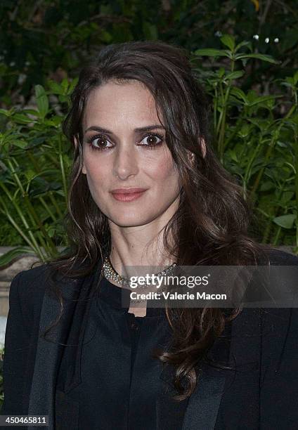 Actress Winona Ryder poses at the the "Homefront" Los Angeles press conference and photo call at Four Seasons Hotel Los Angeles at Beverly Hills on...