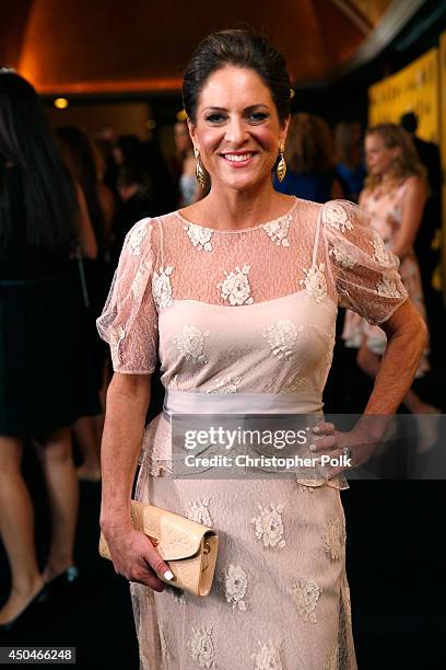 Women In Film President Cathy Schulman attends Women In Film 2014 Crystal + Lucy Awards presented by MaxMara, BMW, Perrier-Jouet and South Coast...