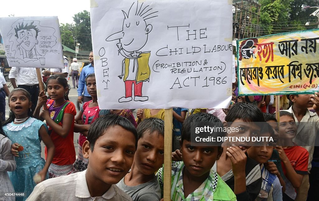 INDIA-POLITICS-RIGHTS-CHILD LABOUR