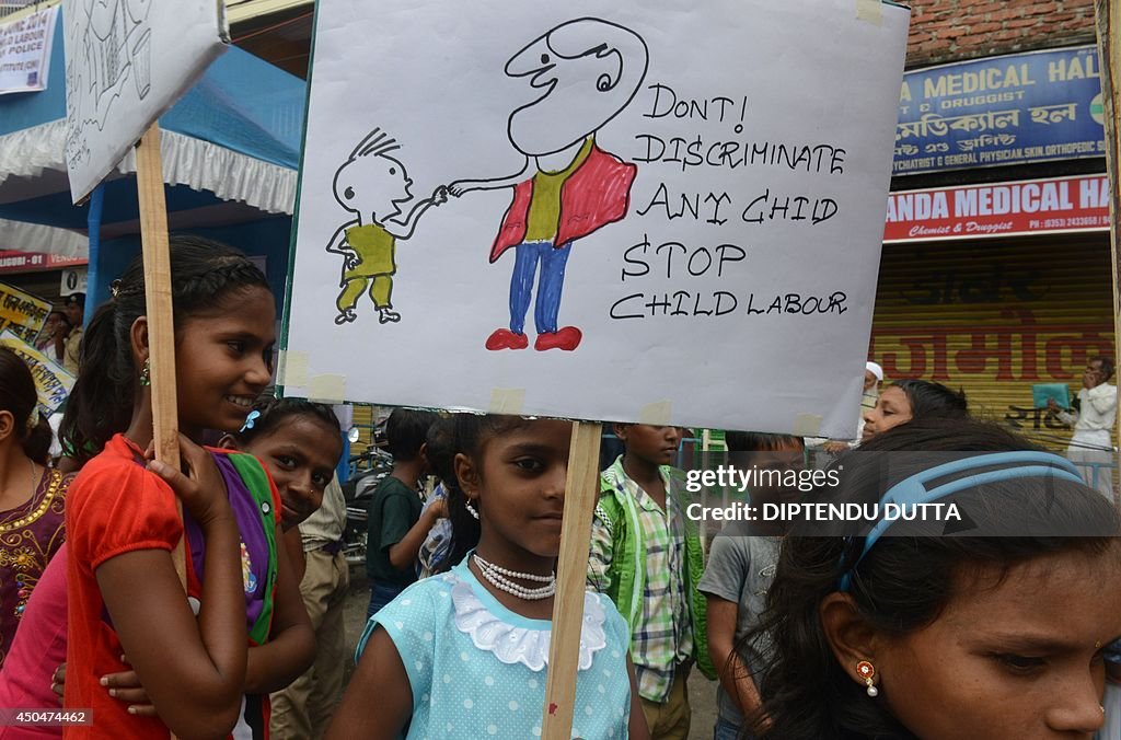 INDIA-POLITICS-RIGHTS-CHILD LABOUR