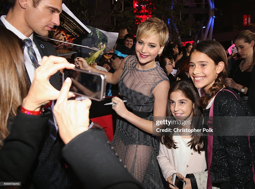Premiere Of Lionsgate's "The Hunger Games: Catching Fire" - Red Carpet