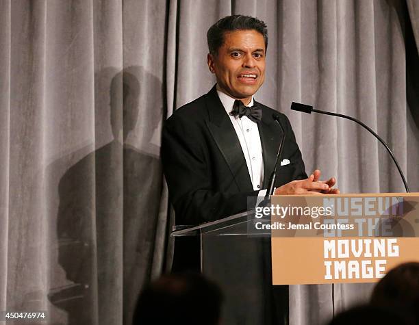 Fareed Zakaria speaks at the Museum Of The Moving Image Honors Richard Plepler & Charlie Rose at Saint Regis Hotel on June 11, 2014 in New York City.