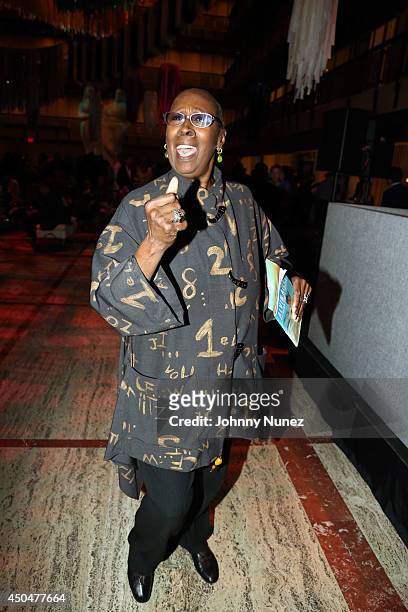 Alvin Ailey Artistic Director Emerita Judith Jamison attends the 2014 Ailey Spirit Gala at David H. Koch Theater at Lincoln Center on June 11, 2014...