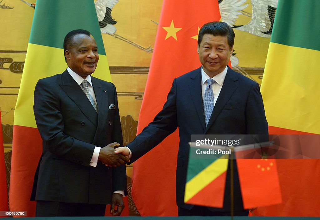 Congo President Denis Sassou N'guesso Visits China
