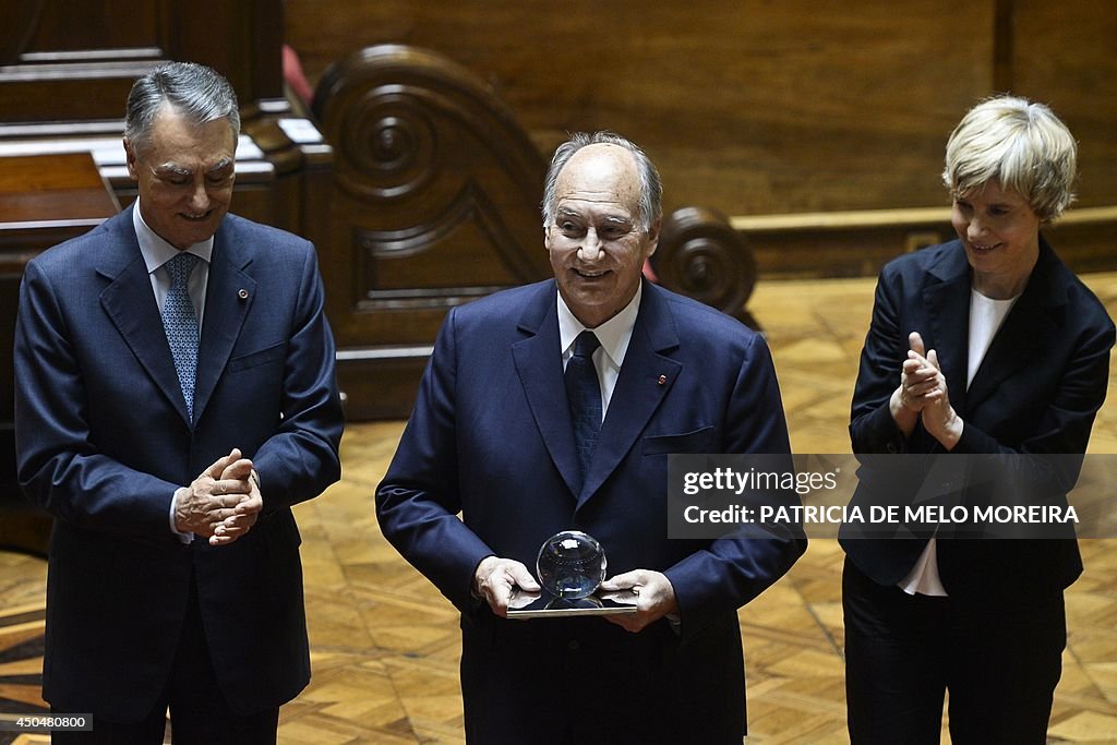 PORTUGAL-DIPLOMACY-NORTH-SOUTH-PRIZE
