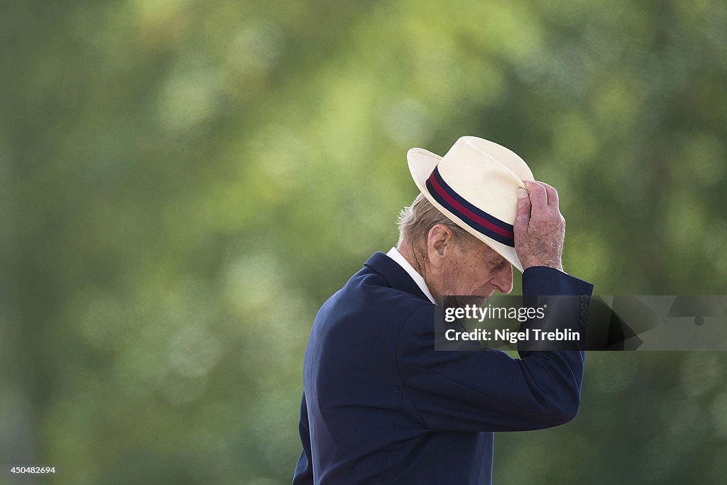 The Duke Of Edinburgh Presents Campaign Medals To 4 Scots