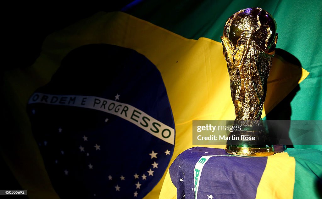 Brazil Fans Watch 2014 FIFA World Cup Opening Game