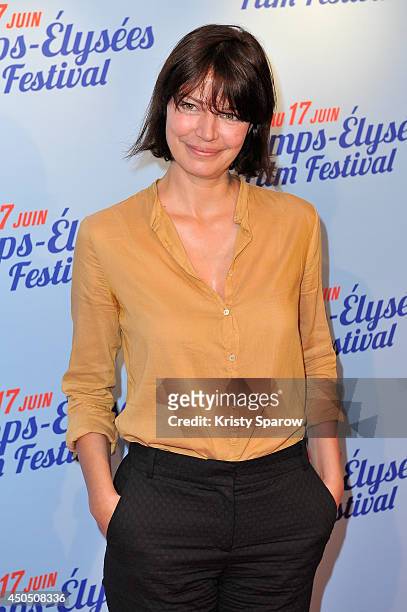 Marianne Denicourt the Hippocrate Paris Premiere during Day 2 of the Champs Elysees Film Festival on June 12, 2014 in Paris, France.