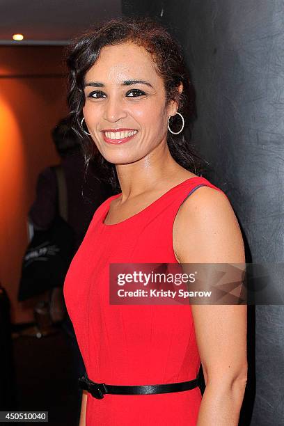 Aida Touihri attends the Hippocrate Paris Premiere during Day 2 of the Champs Elysees Film Festival on June 12, 2014 in Paris, France.