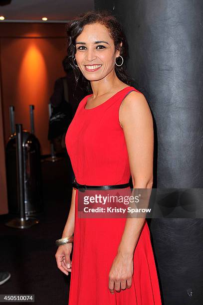 Aida Touihri attends the Hippocrate Paris Premiere during Day 2 of the Champs Elysees Film Festival on June 12, 2014 in Paris, France.