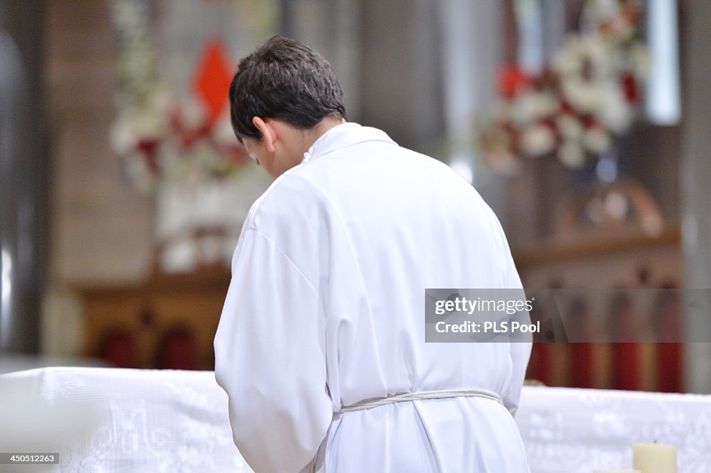 Monaco National Day 2013 - Inside Celebration Of Mass At Cathedrale Notre-Dame Immaculee