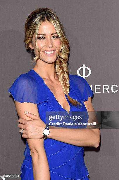 Elena Santarelli attends Baume & Mercier Promesse New Women Collection Launch at Teatro Vetra on June 12, 2014 in Milan, Italy.