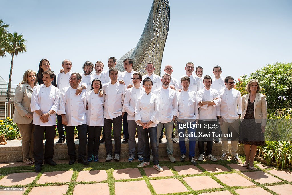 Spanish Chefs Attend 'UNICEF And Hotel Arts' Dinner Party Press Conference